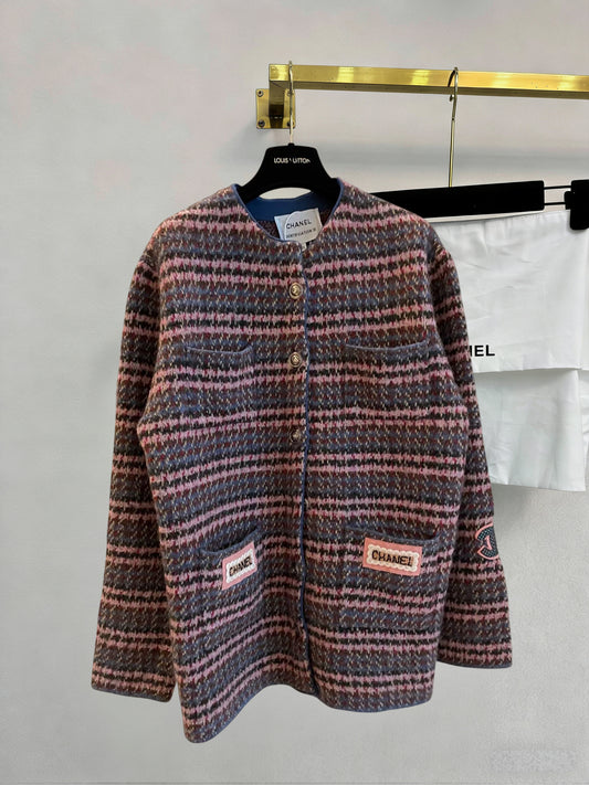 Tweed Mid-Length Coat