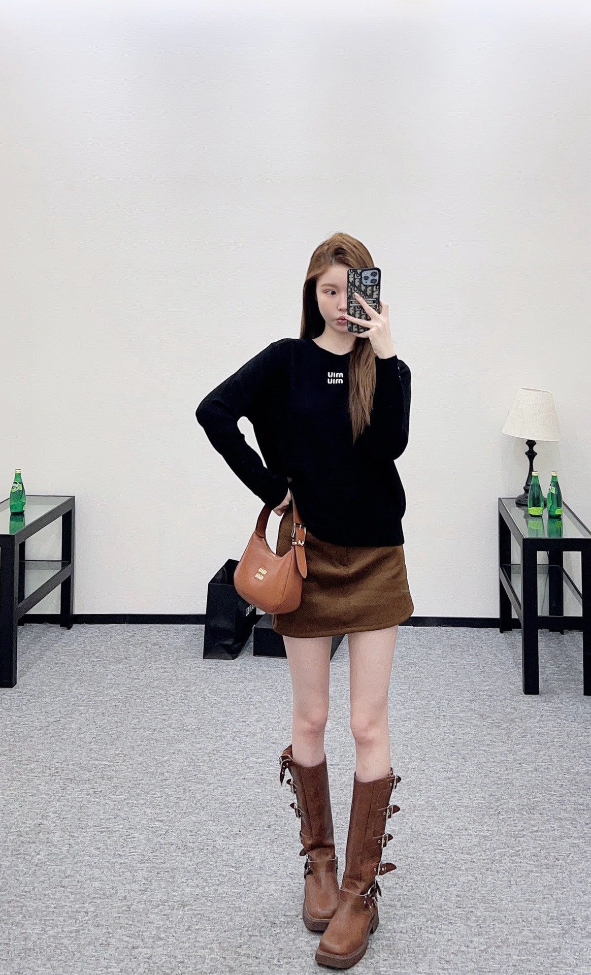 Crew Neck Knit Pullover Sweater