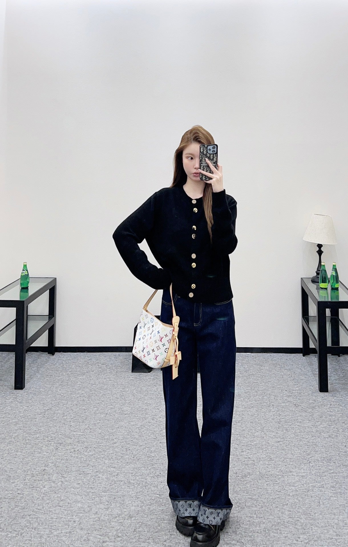 Button-up Knit Cardigan