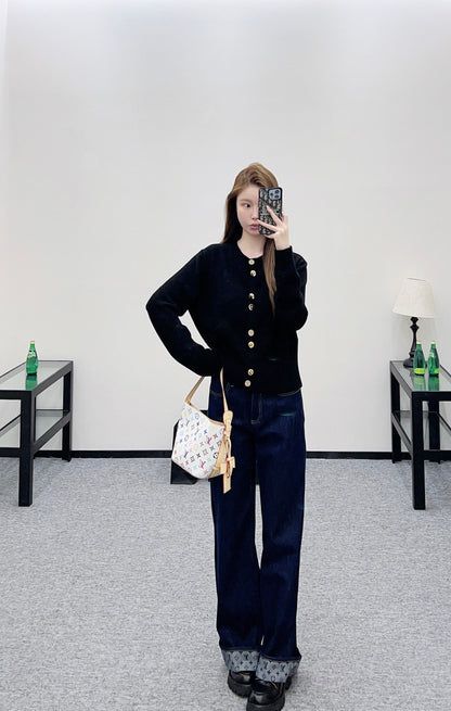 Button-up Knit Cardigan