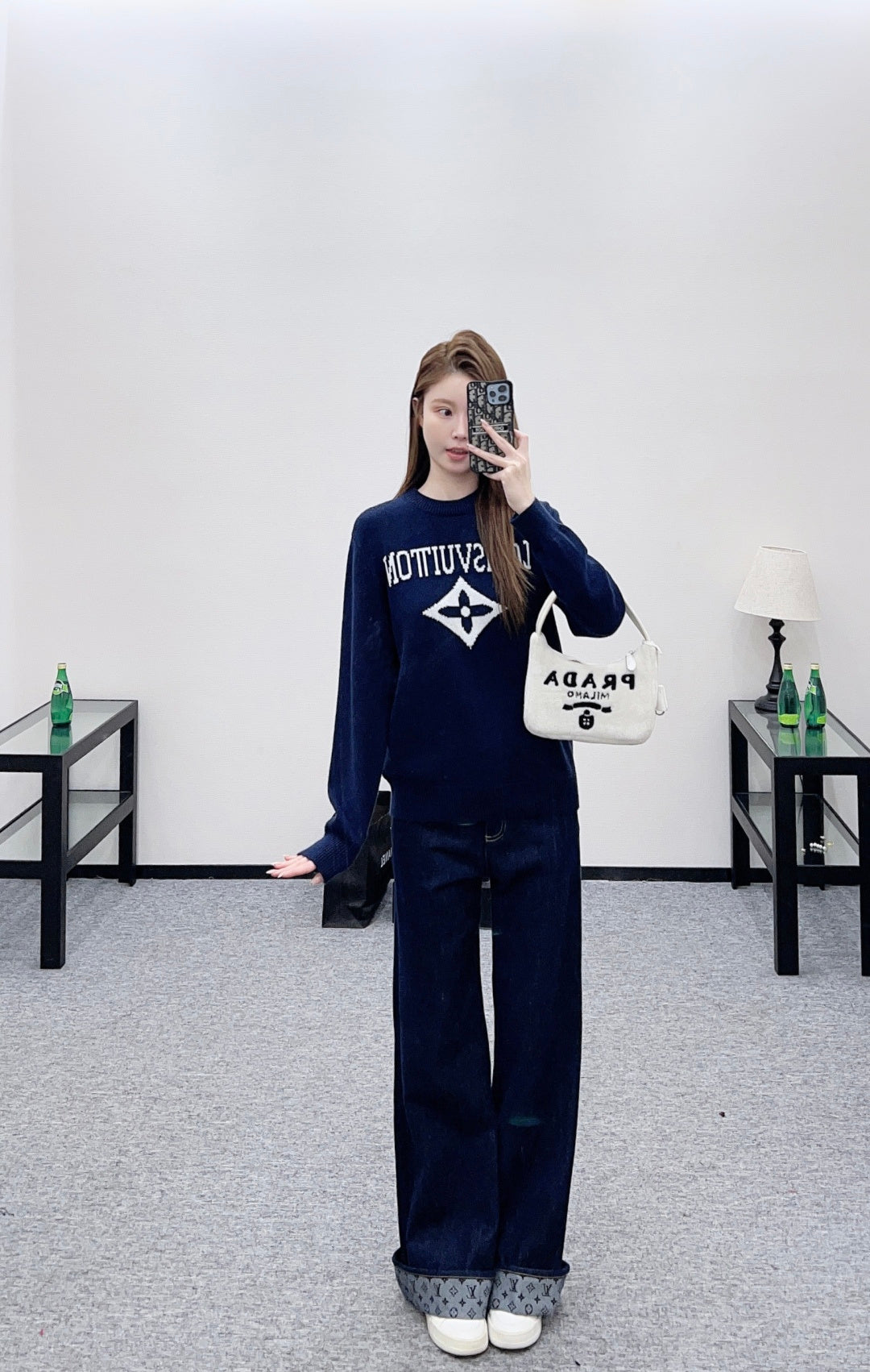 Crew Neck Knit Sweater