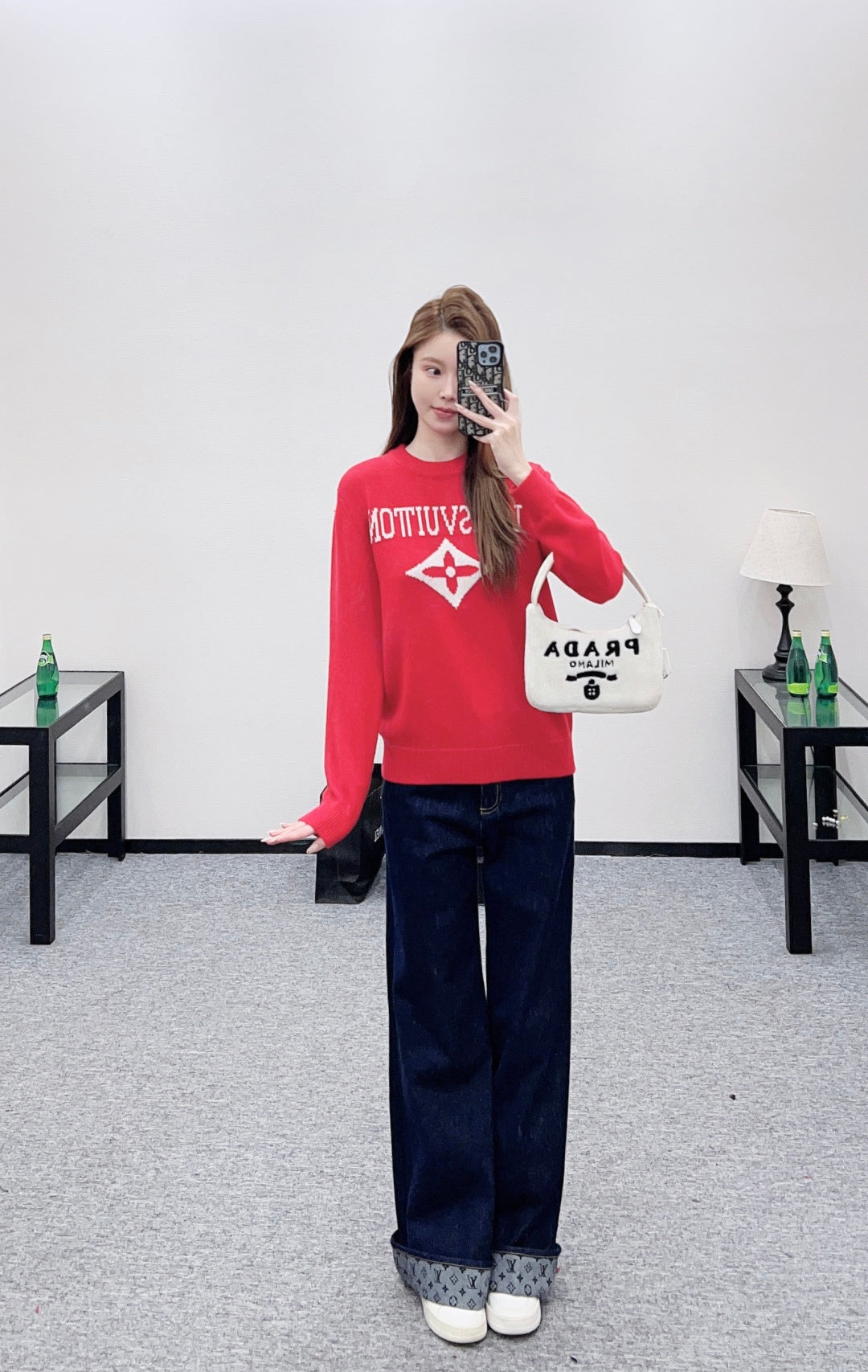 Crew Neck Knit Sweater