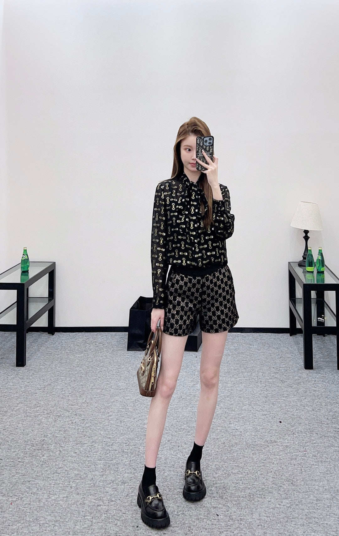 Silk Jacquard Shirt