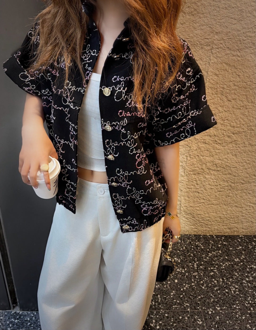 Stand-up collar vest