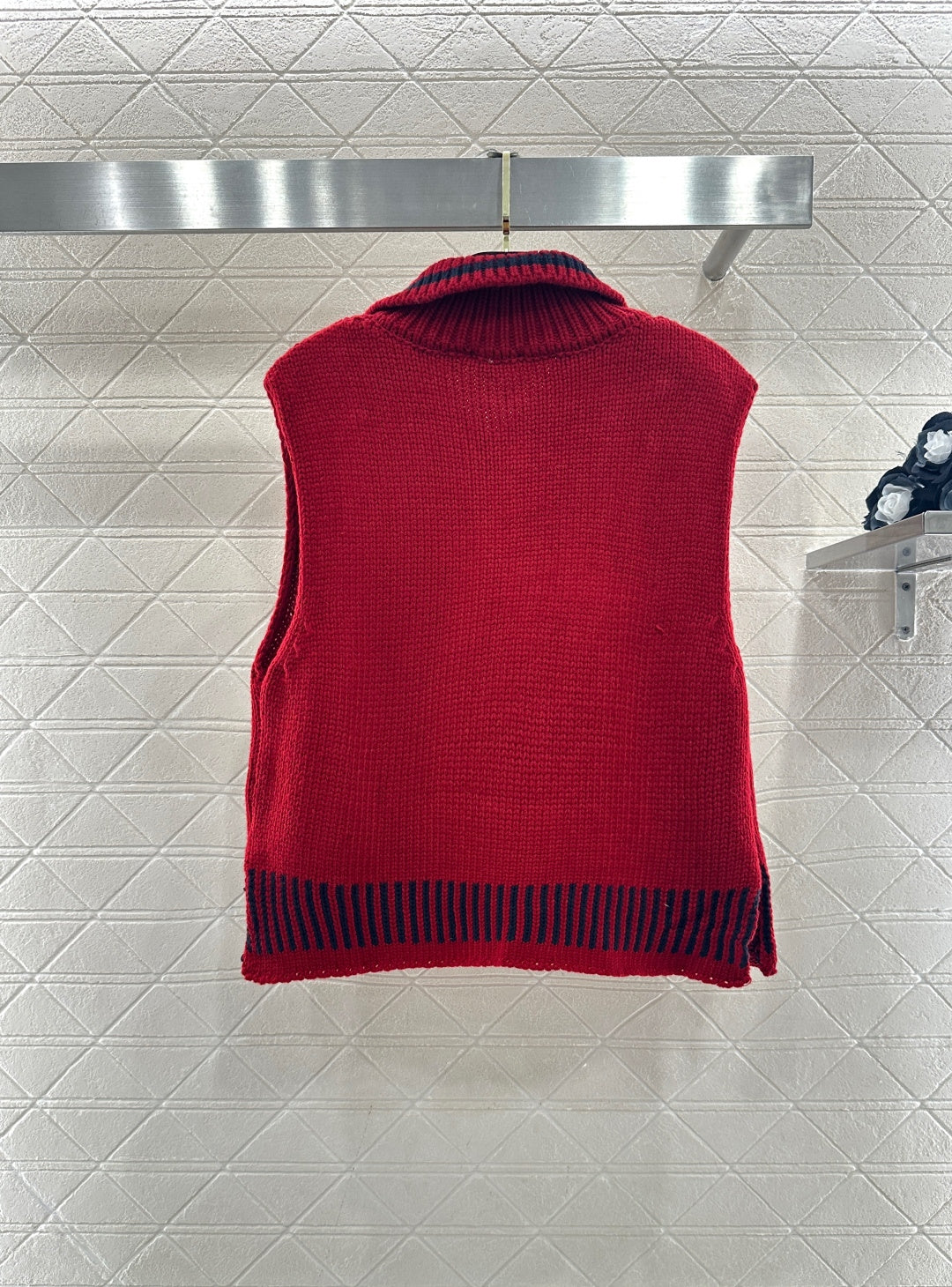 Collared Knit Vest