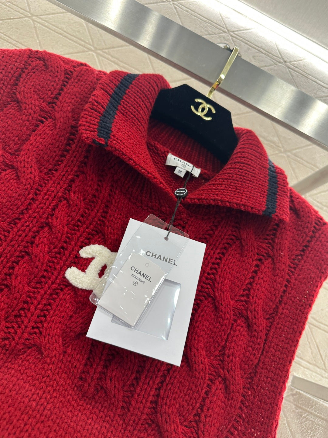 Collared Knit Vest