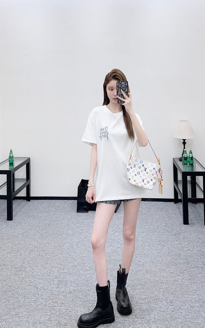 Printed Checkerboard T-shirt
