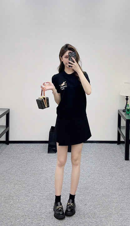 Knitted Short-Sleeve T-Shirt