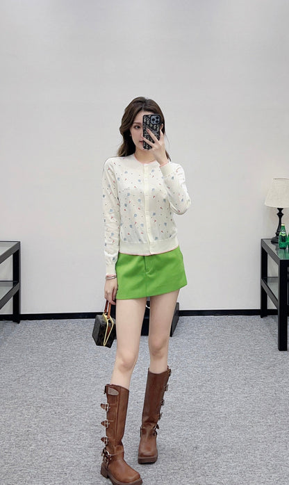 Embroidered Floral Cardigan