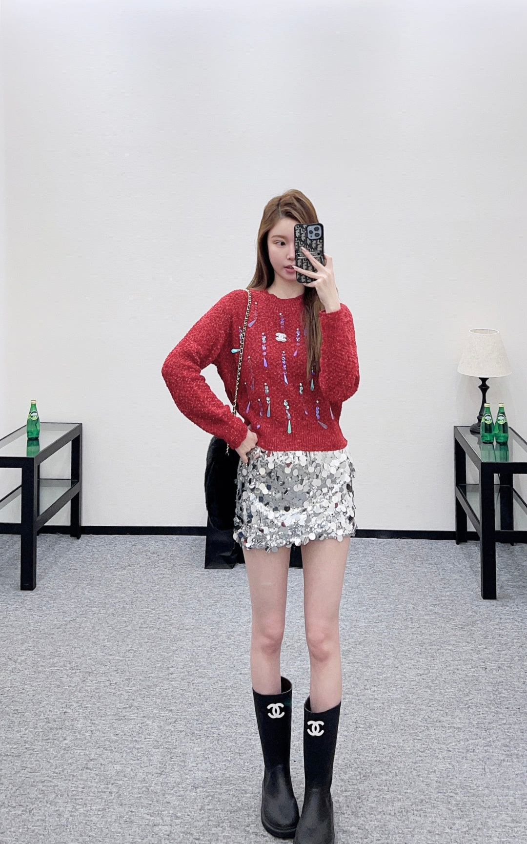 Sequined Pullover Sweater