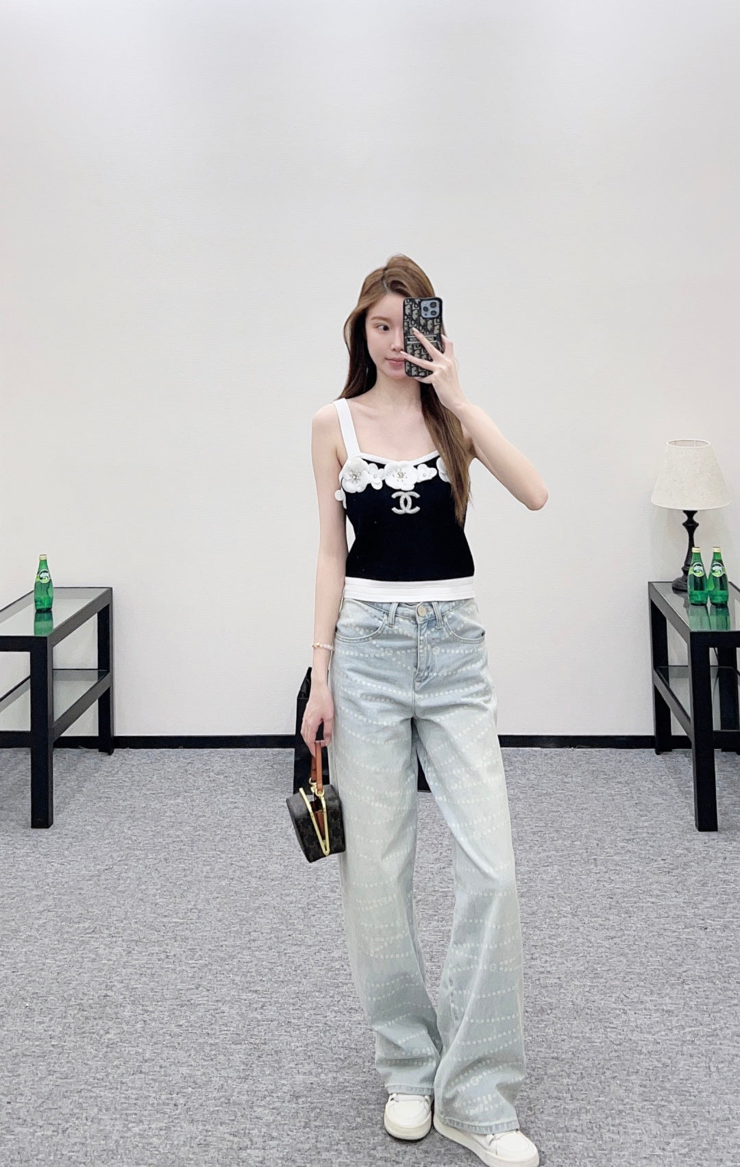 Rhinestone Knit Camisole