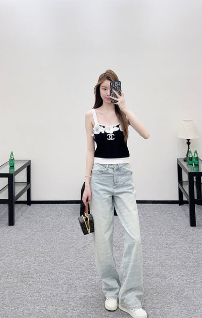 Rhinestone Knit Camisole