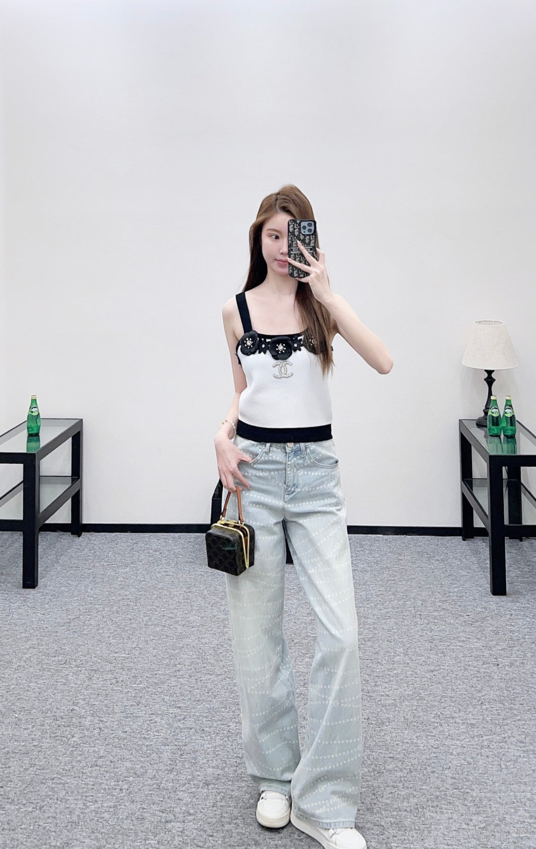 Rhinestone Knit Camisole