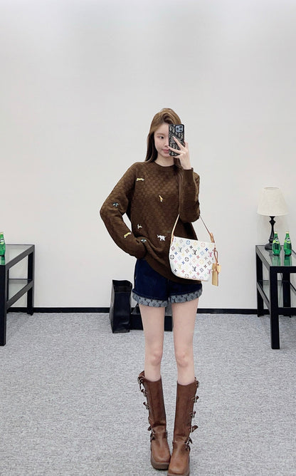 Embroidered Sweater