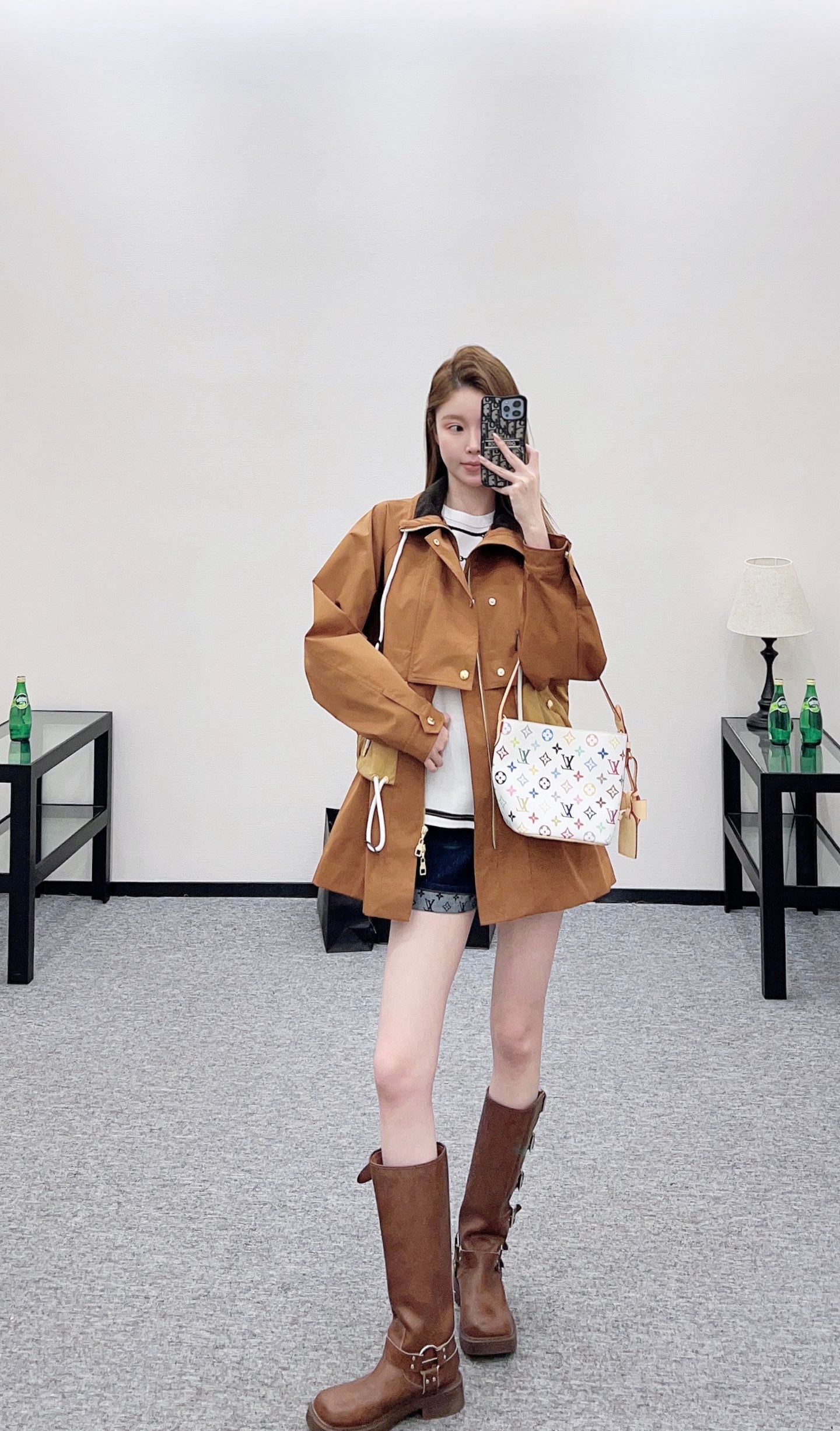 Hooded Drawstring Jacket