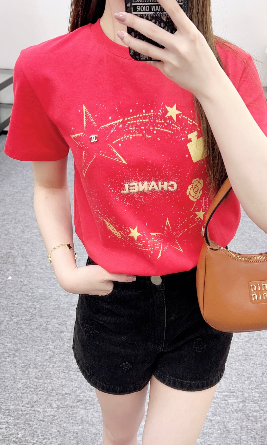 Printed Glitter T-shirt
