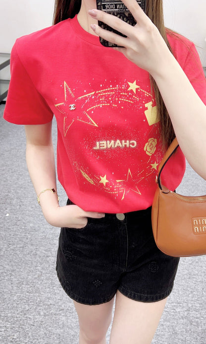 Printed Glitter T-shirt
