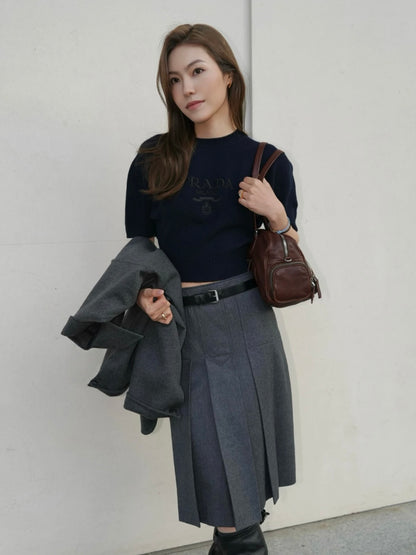 Puff Sleeve Cropped T-Shirt