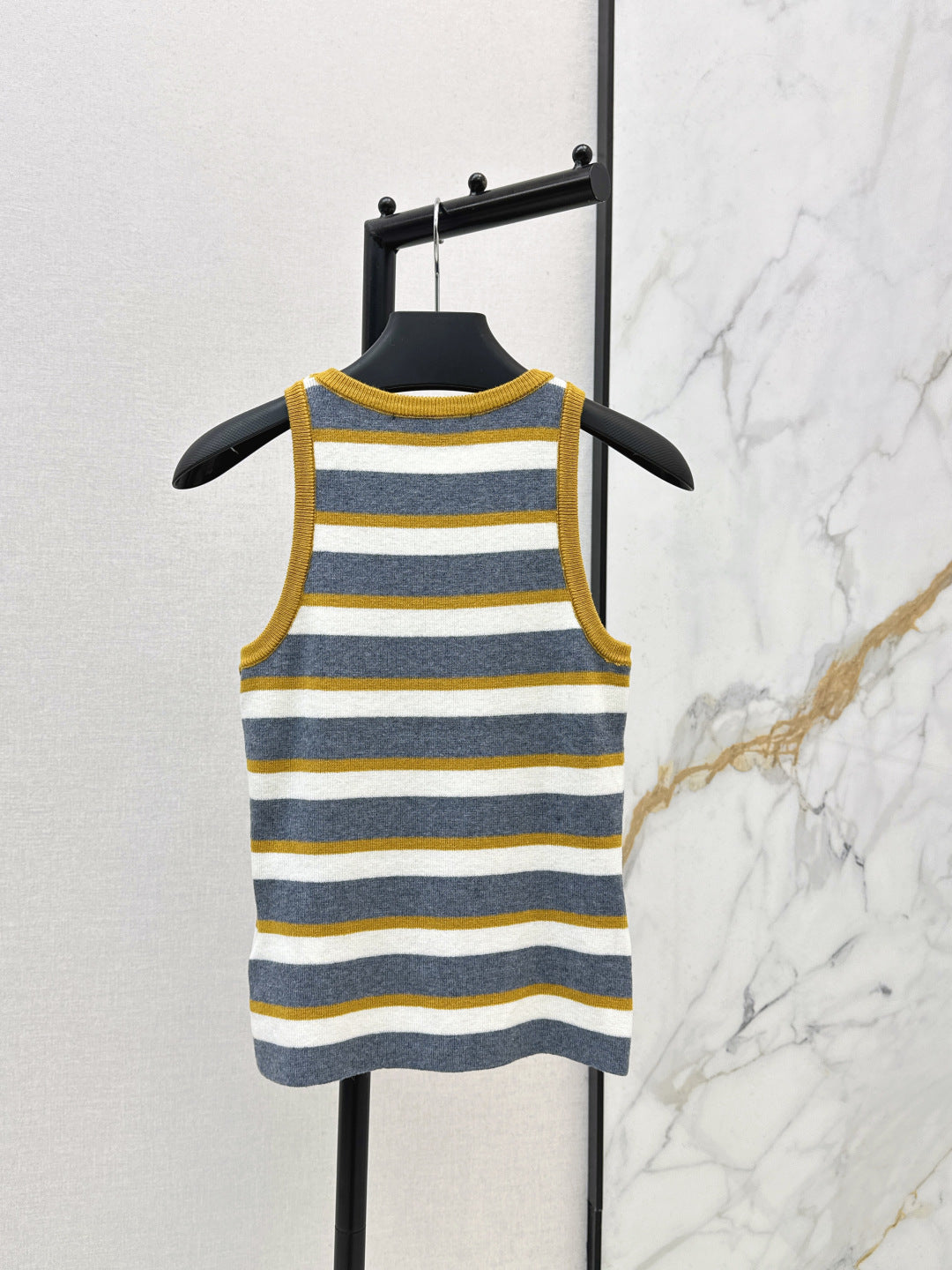 Striped Knit Vest