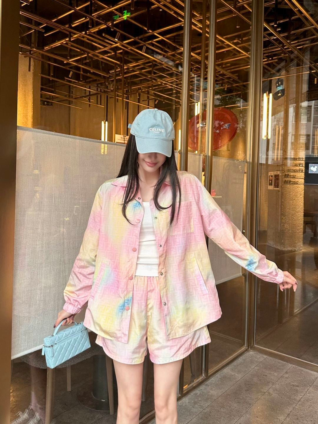 Tie-dye sportswear set