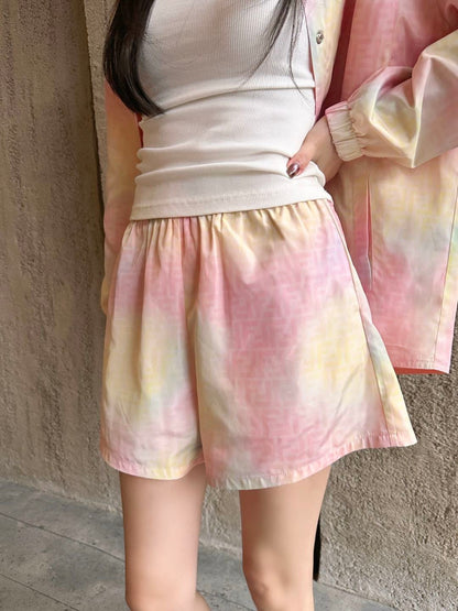 Tie-dye sportswear set