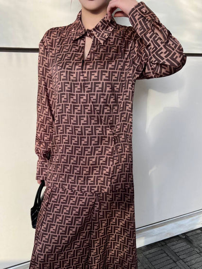Asymmetrical silk blouse