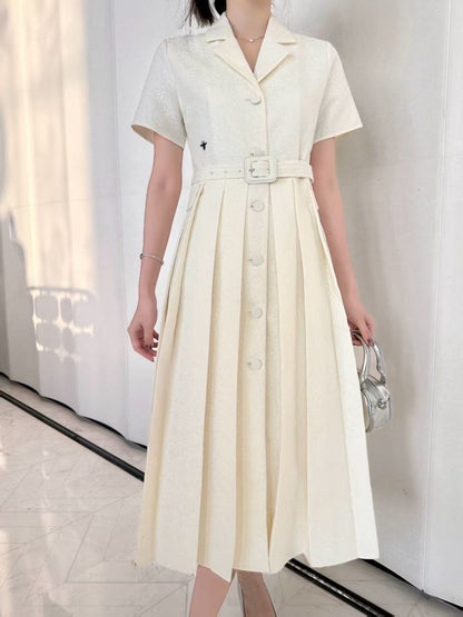 3D Jacquard Long Dress