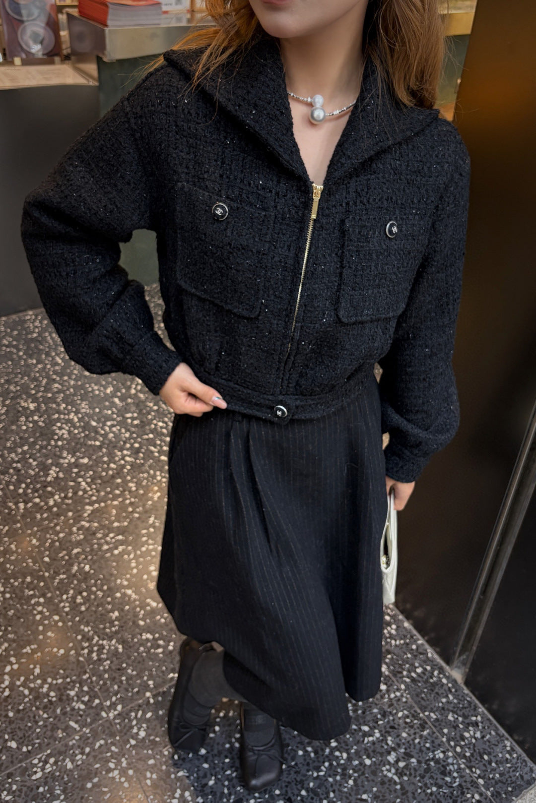 Woven Cardigan