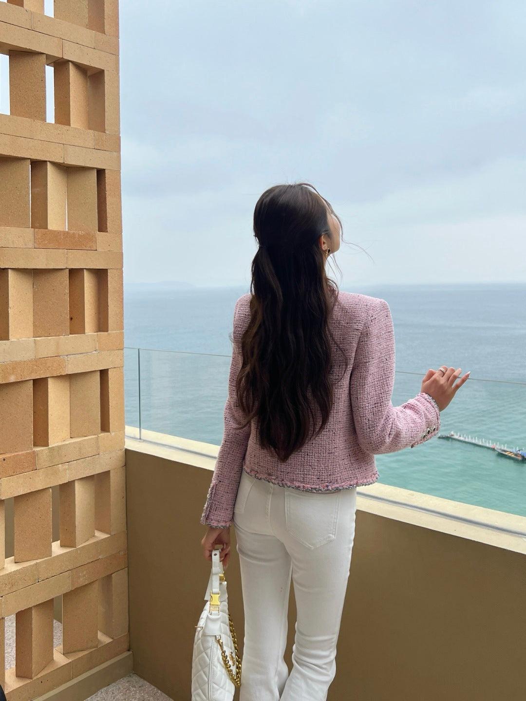 Youthful Pink Woven Jacket