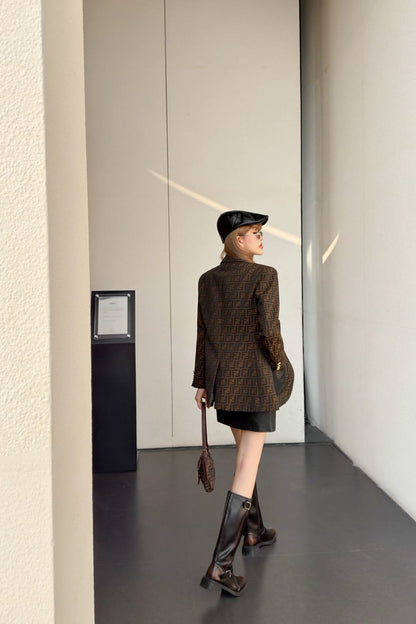 Jacquard Blazer
