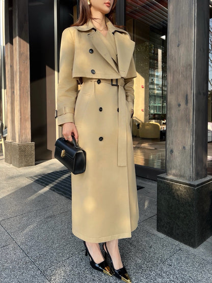 Detachable Two-Piece Trench Coat