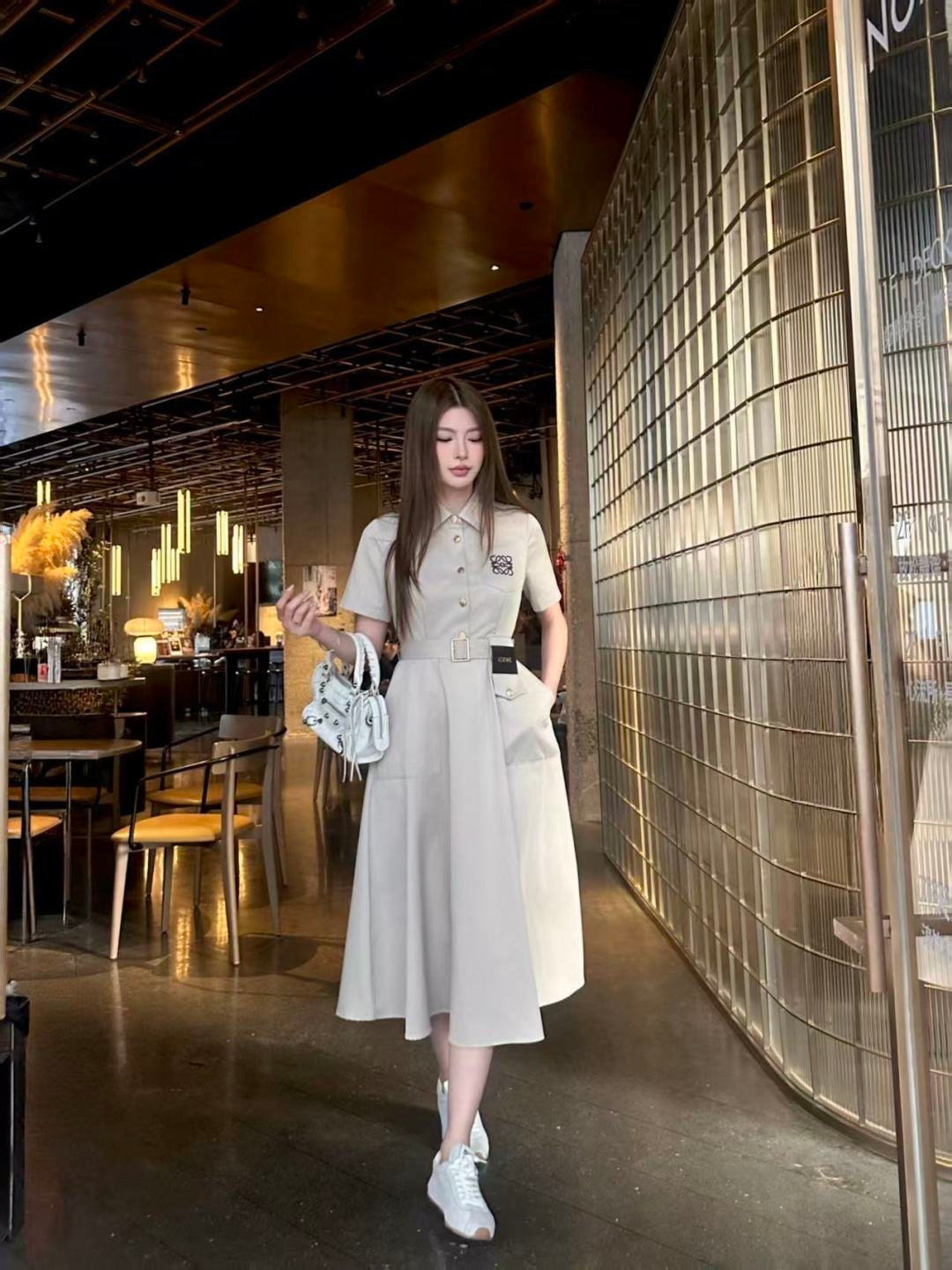 Embroidered Long Dress