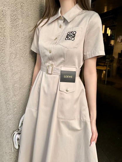 Embroidered Long Dress