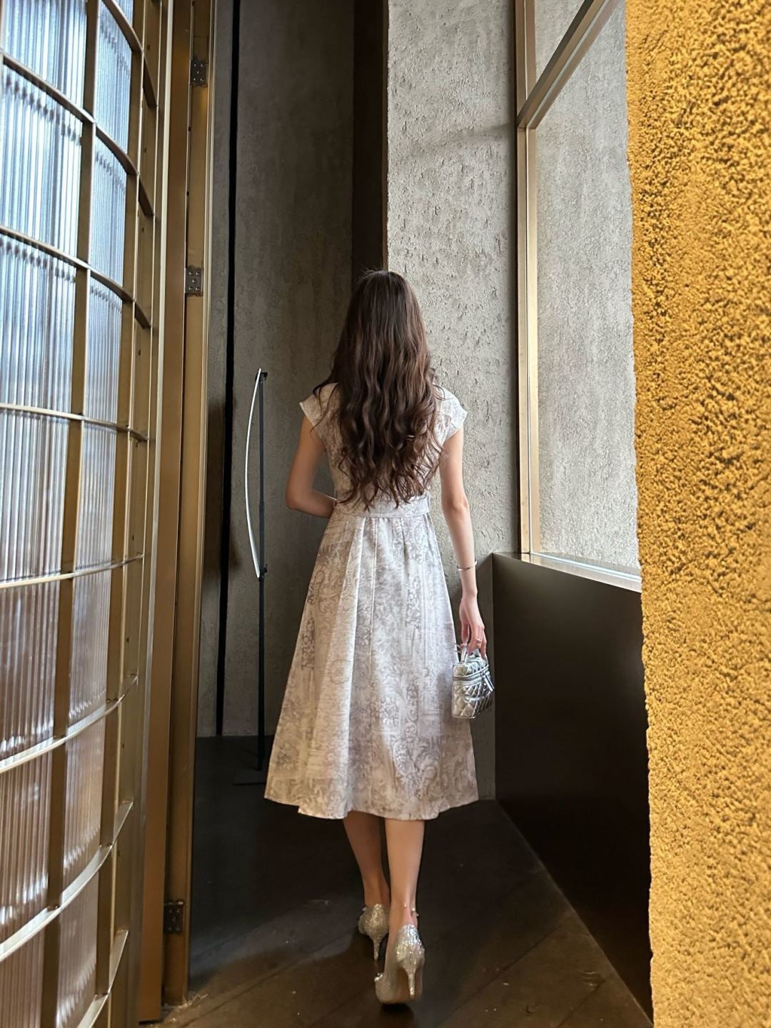 Printed Long Dress
