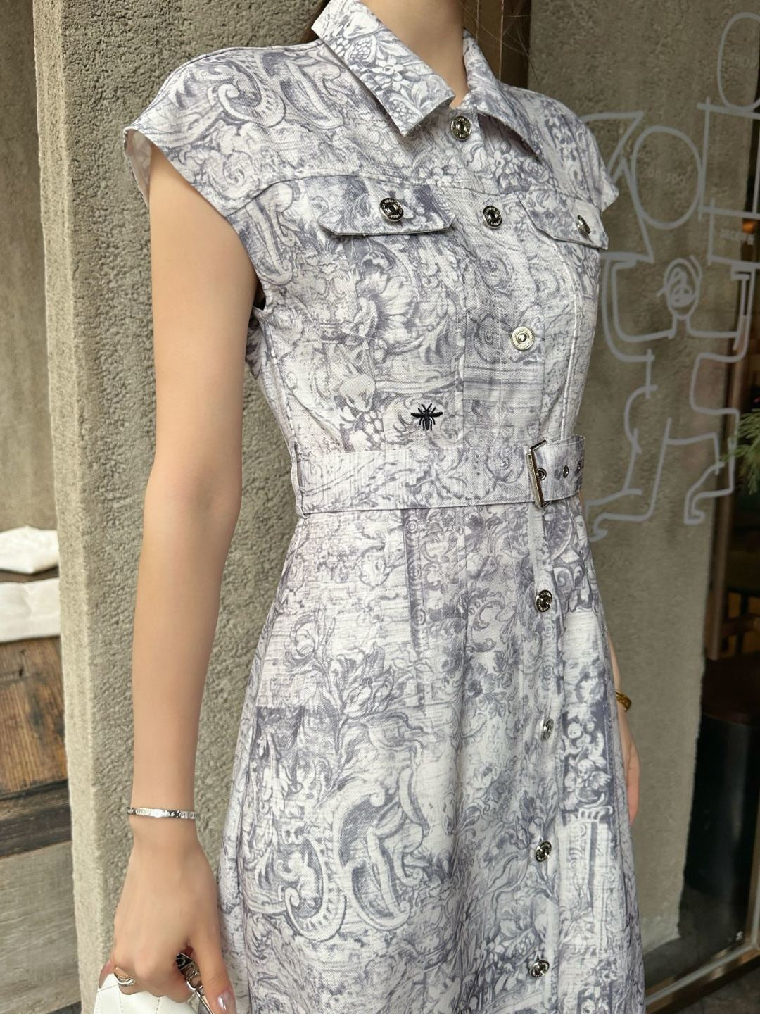 Printed Long Dress