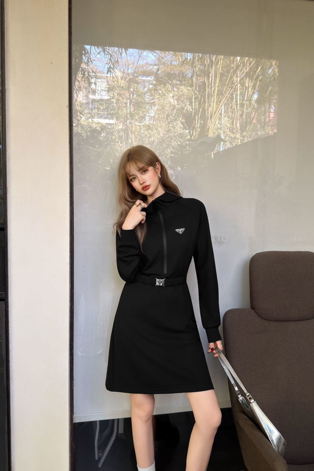 Hooded Casual Dress