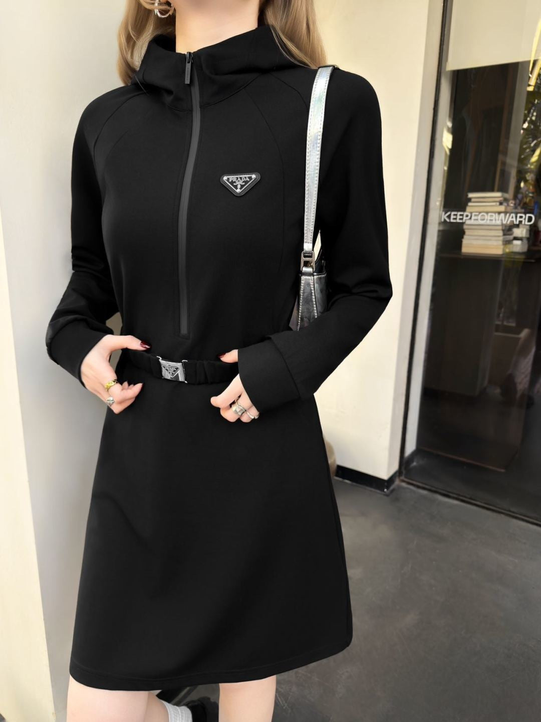 Hooded Casual Dress