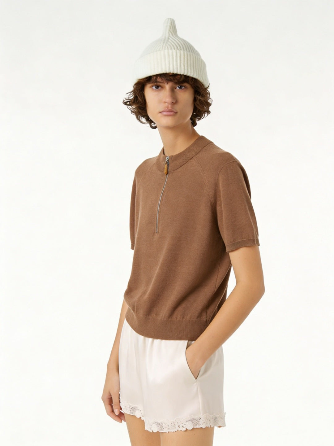 Silk and Wool T-shirt