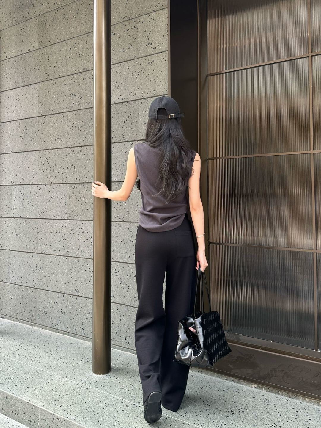 Embroidered Straight Leg Pants