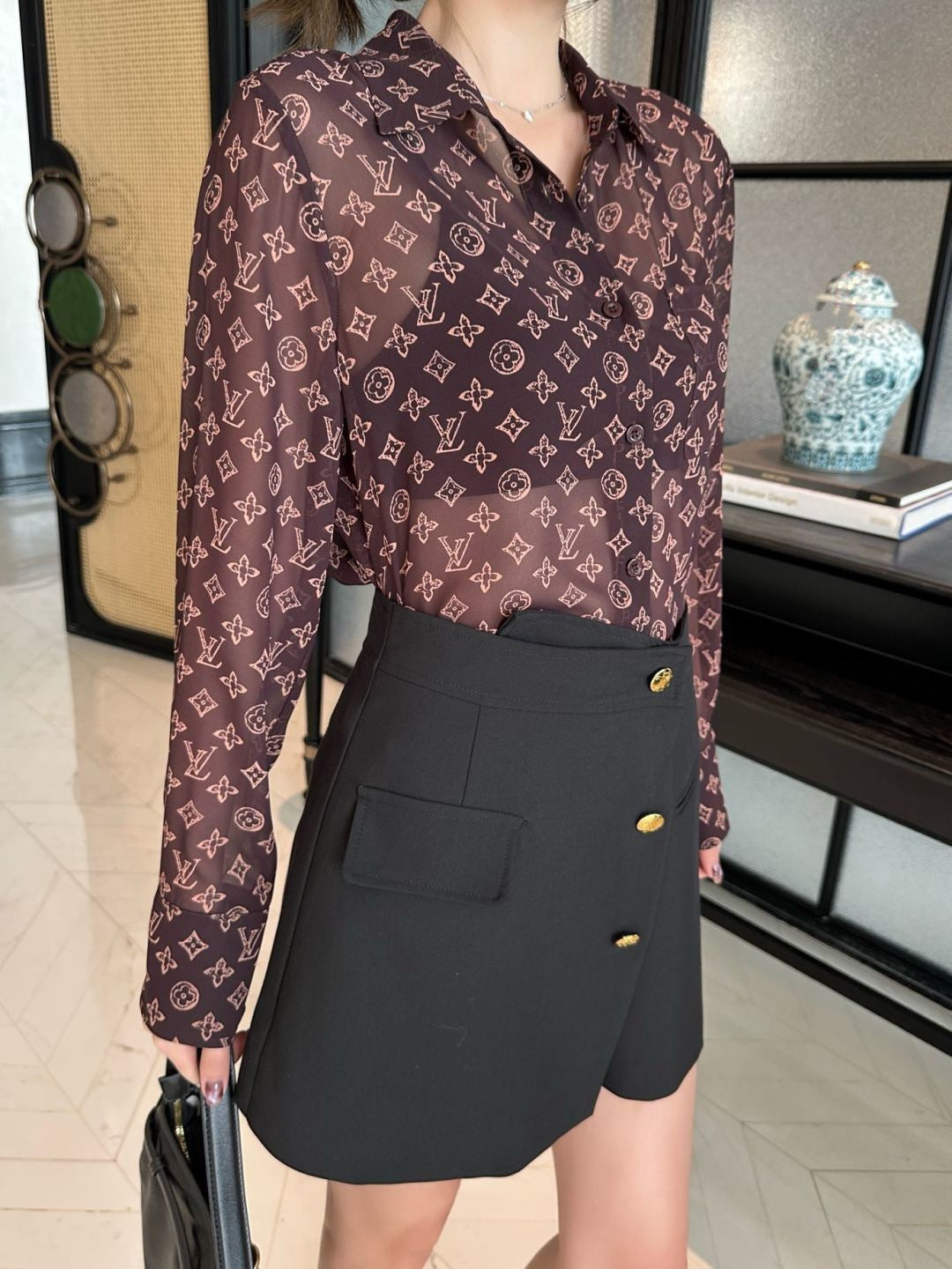 Classic Floral Print Shirt