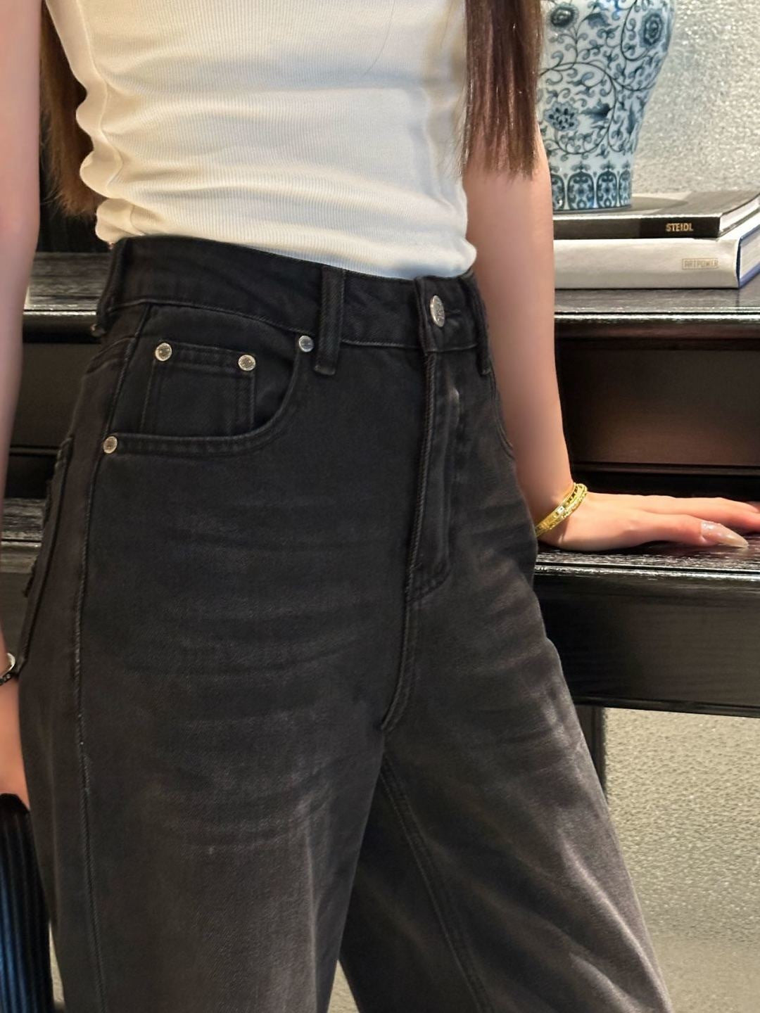 Straight Leg Jeans