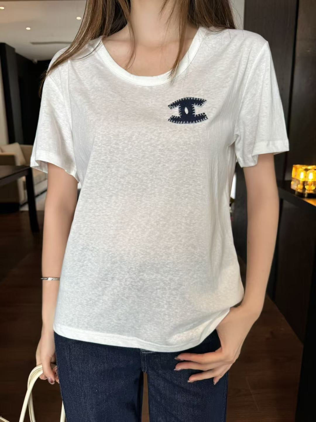 White Crew Neck T-Shirt
