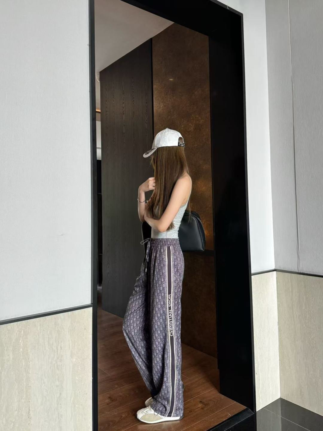 Printed Straight Leg Pants