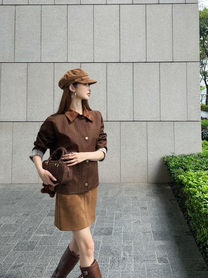 Short trench coat