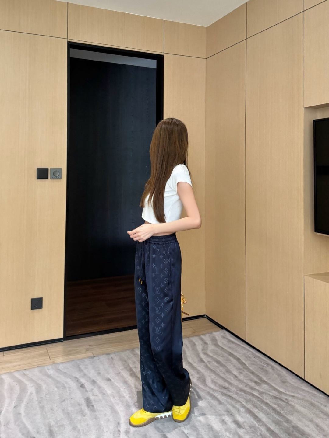 Monogram Straight Leg Pants