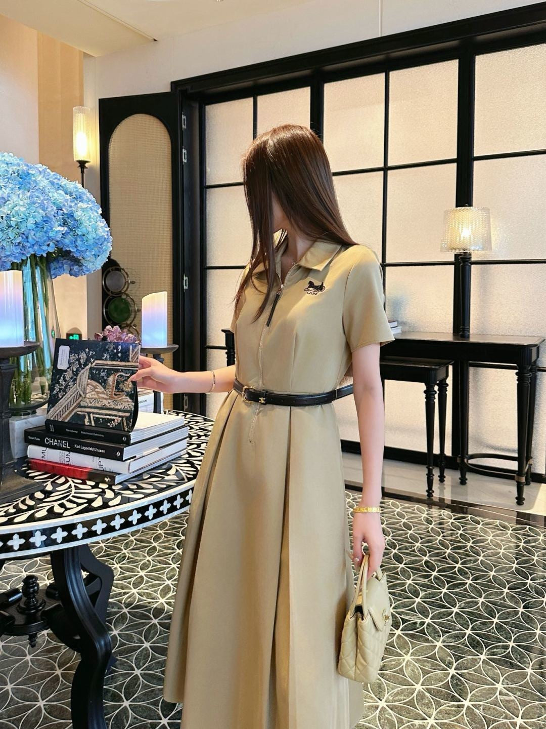 Embroidered Long Dress