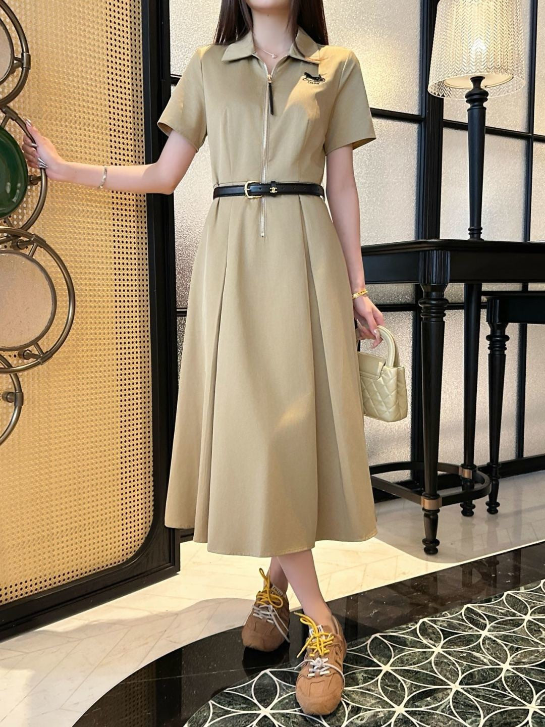 Embroidered Long Dress