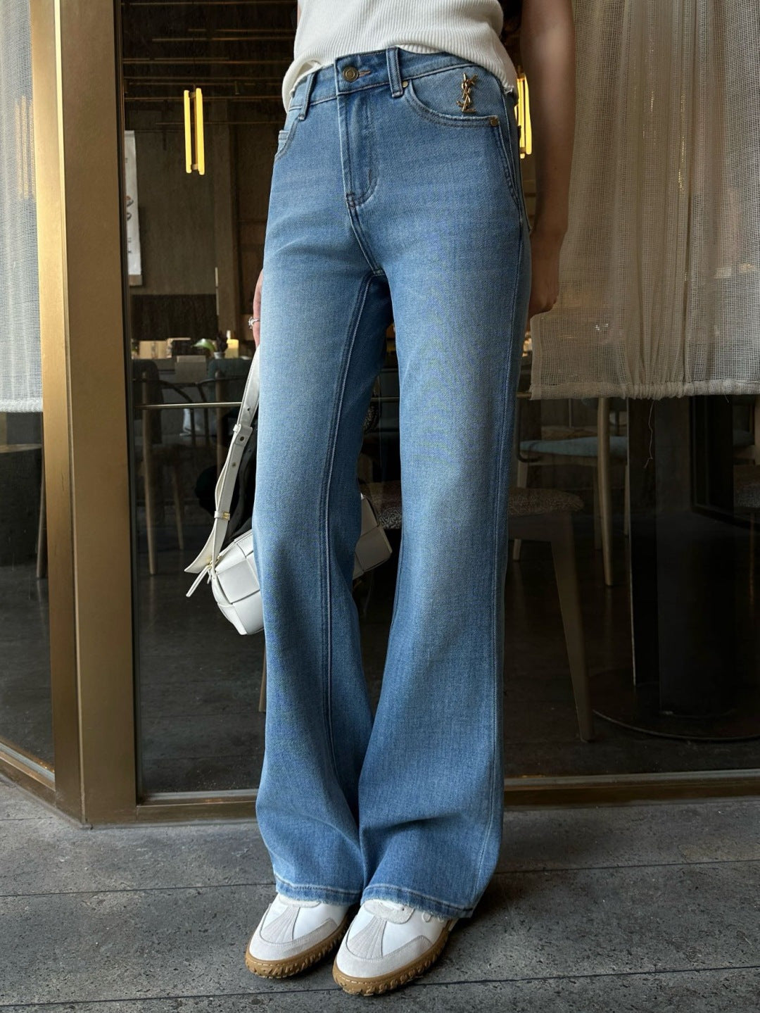Flared Slim Fit Jeans