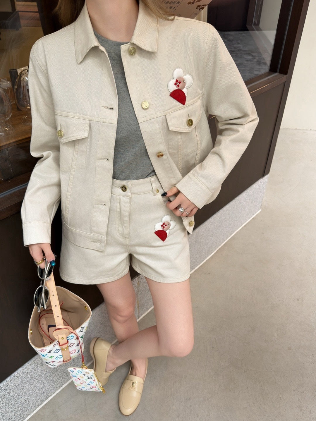 Embroidered Denim Jacket