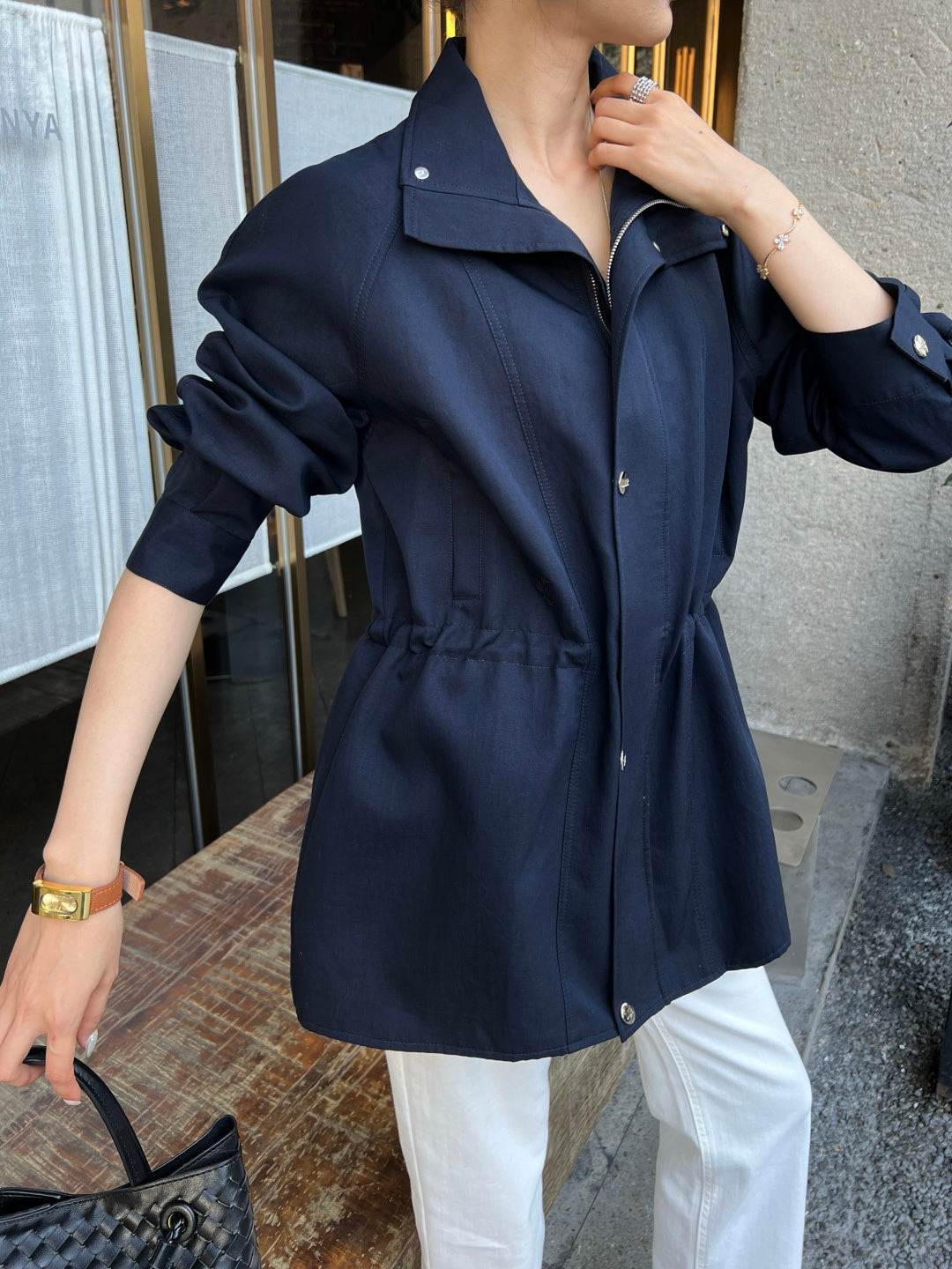 Classic Mid-Length Trench Coat